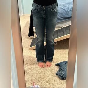 NWOT Vintage Silver Jeans Women's Dark Blue Boot Cut 30/30